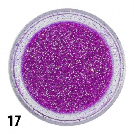 Glitrový prach - fialovo ružový - 17