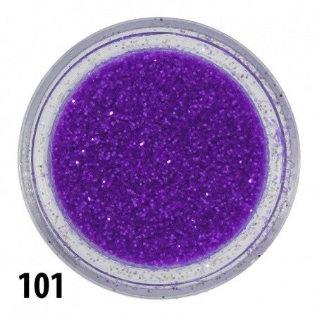 Třpytivý prášek - fialový - 101