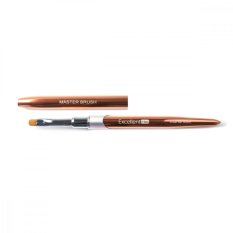Master Brush Štetec na gél Oval č.4 kratší vlas - rose gold