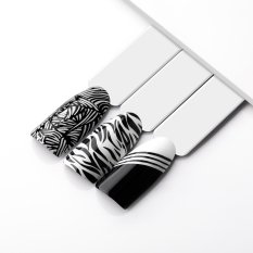 Lak na razítkování nehtů Molly Nails  PRO Stamping 10ml, č.2 - černý