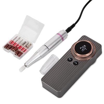 Prenosná brúska na nechty 108, 50W, sivá