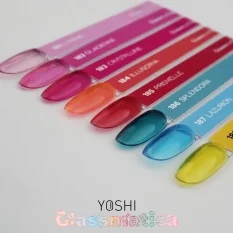 Gél lak YOSHI Glassmatica - Glacienne 182 (polotransparentný), 6ml