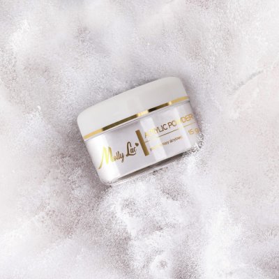 Akrylový prášek MollyLac - Crystal Clear, 15g