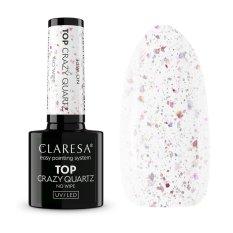 Gél lak CLARESA® TOP NO WIPE CRAZY QUARTZ, 5g