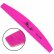 Pilník na nehty MollyLac infinity slim neon pink loďka - 180/180 bio dřevěný
