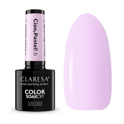 Gél lak CLARESA® Ciao, Pastel! 6, 5g