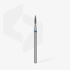 Diamantová fréza STALEKS Expert Pointed Flame - modrá, FA11B018/8 (1,8mm/8mm)