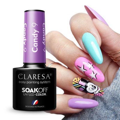 Gél lak CLARESA® CANDY 09, 5g