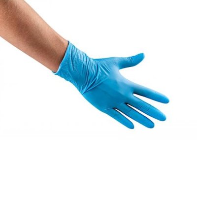 Batist Nitrilové rukavice nepúdrované, modré, 100ks, M