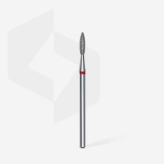Diamantový brúsny nadstavec Staleks Expert - flame red FA10R021/8