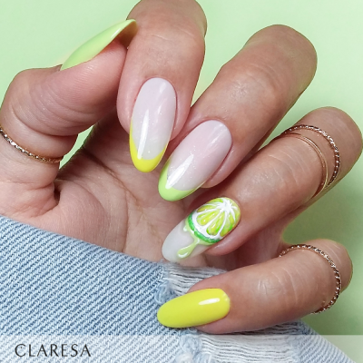Gél lakk CLARESA® TOP NO WIPE GLITTER Silver, 5g