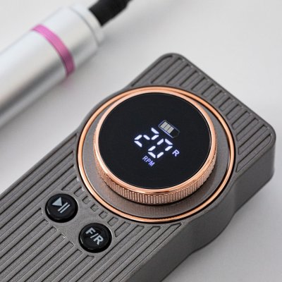 Prenosná brúska na nechty 108, 50W, sivá