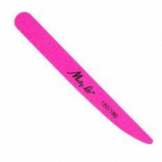 Pilník na nechty MollyLac infinity slim neon pink - 180/180 bio drevený