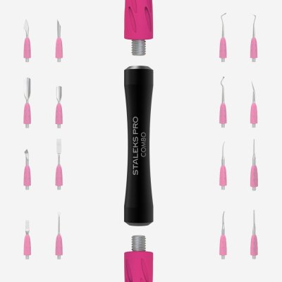 Staleks Combo UNIQ Rukojeť pusheru černá – HPQ-10b