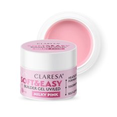 CLARESA® Stavebný gél na nechty SOFT & EASY Builder gel MILKY PINK, 12g