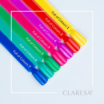Gél lak CLARESA® Full Of Colours 7, 5g