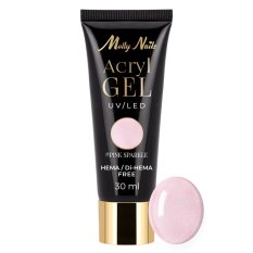 Molly Nails Acrylgel Hema/di-Hema free Pink Sparkle, 30ml