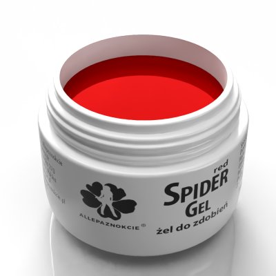 Spider gél - červený, 3ml