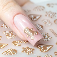 Vánoční nálepky na nehty Perníčky SWA58