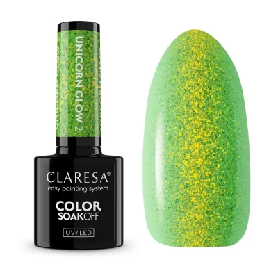 Gel lak CLARESA® UNICORN GLOW 2, 5g