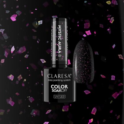 Gél lak CLARESA® MYSTIC AURA 8, 5g