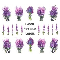 Vodolepky na nechty LAVENDER YZW-3046