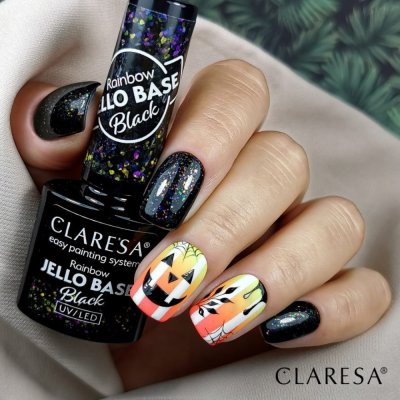 Gél lak CLARESA® Rainbow Jello Base Black