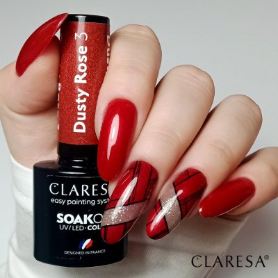 Gél lakk CLARESA® Dusty Rose 3, 5g