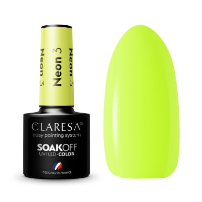 CLARESA® NEON 03 gél lakk, 5g
