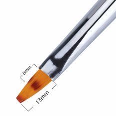 OMBRE díszítő ecset Glam Line fehér