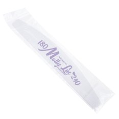 Fehér körömreszelő hajó MollyLac MAGAS MINŐSÉG - 180/240 CU-05
