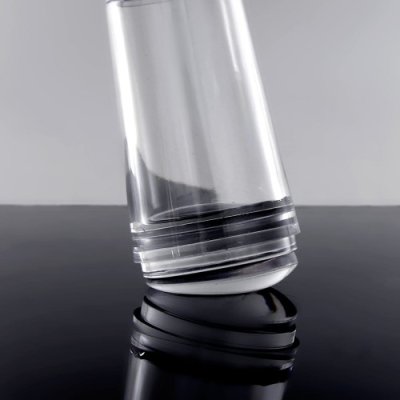 Silikonové razítko na nehty + škrabka + vrchník Clear 03