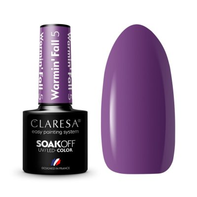 Gél lak CLARESA® Warmin’ Fall 5, 5g