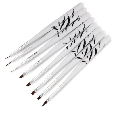Gél és díszítő ecsetkészlet ZEBRA, 8 darab