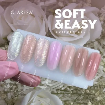 CLARESA® Stavebný gél na nechty SOFT & EASY Builder gel MOON SUGAR, 45g