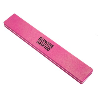 SUNONE Penový pilník rovný ružový 100/180