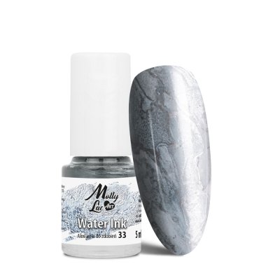 Water Ink MollyLac ART - Akvarelová barva na zdobení  METALIC 33, 5ml