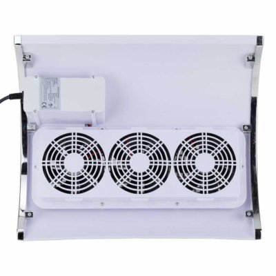 Odsávačka prachu s trojitým ventilátorem 858-5 bílá 40W