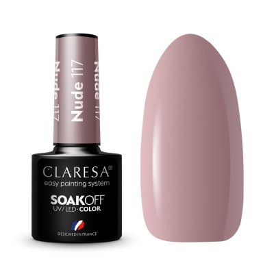CLARESA® NUDE 117 gél lakk, 5g