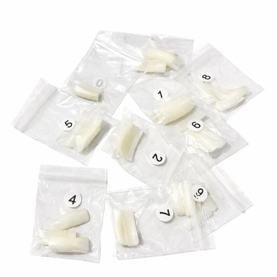 Tipy v sáčku natural 100ks, dlhá plôška