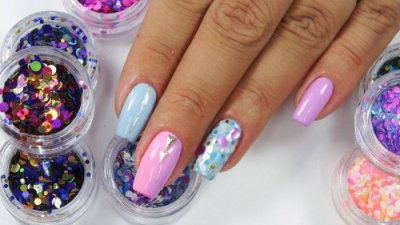 Kolieska na nechty mix Confetti 27