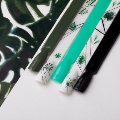 Körömmatricák Green leaf - levelek CA-711