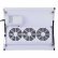 Odsávačka prachu s trojitým ventilátorem 858-5 bílá 40W