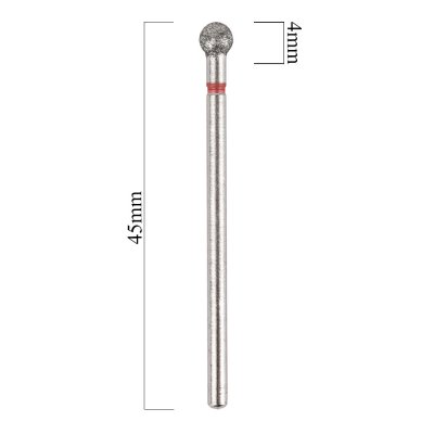 Diamantový brúsny nadstavec guľka 4mm J-5