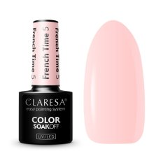 Gél lak CLARESA® French Time 5 (polopriehľadný), 5g