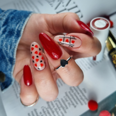 Gél lak YOSHI Love - Wild Love 611, 6ml