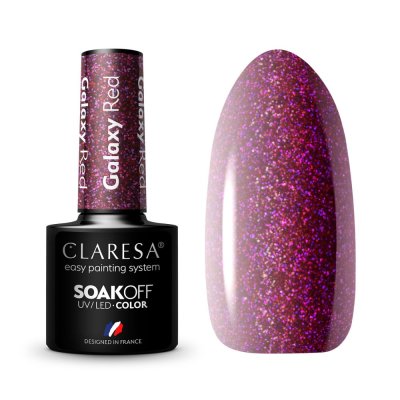 Gel lak CLARESA® Galaxy Red, 5g
