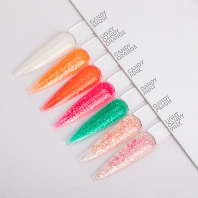 MollyLac Candy Nails UV/LED Gel Light Candy Orange, 5g