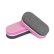 Mini buffer rovný pink/gray 100/180