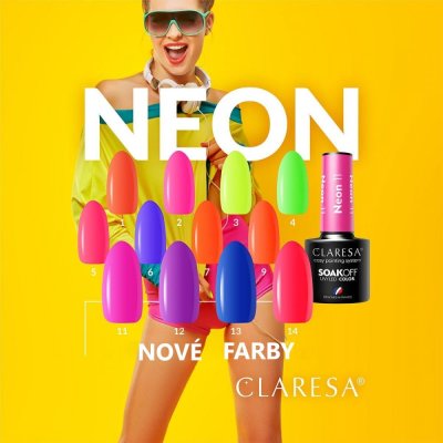 Gél lak CLARESA® NEON 14, 5g